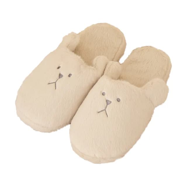 【CRAFTHOLIC 宇宙人】歐哈那熊熊室內拖鞋 加大 送禮推薦 生日/情人節禮物 交換禮物(OHANA系列)