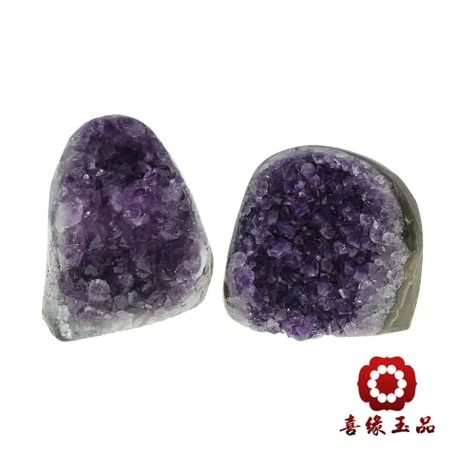 【喜緣玉品】88父親節禮物★烏拉圭紫晶鎮300g以上隨機出貨(淨化能量/招財納福)