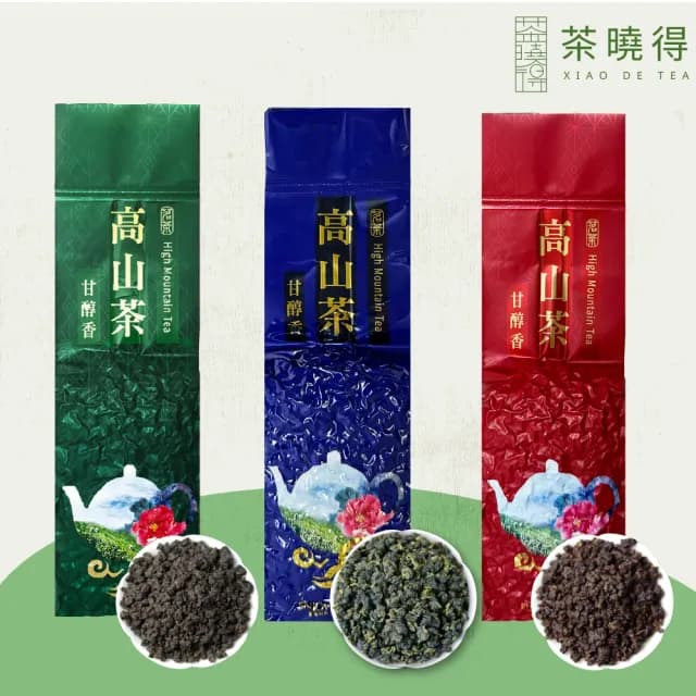 【茶曉得】熱賣三款台灣高山烏龍茶葉150gx3包(清香/焙香/蜜香 春茶)