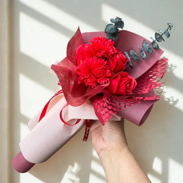 【GXS】康乃馨香皂花束 母親節禮物(母親節花束 香皂花束)