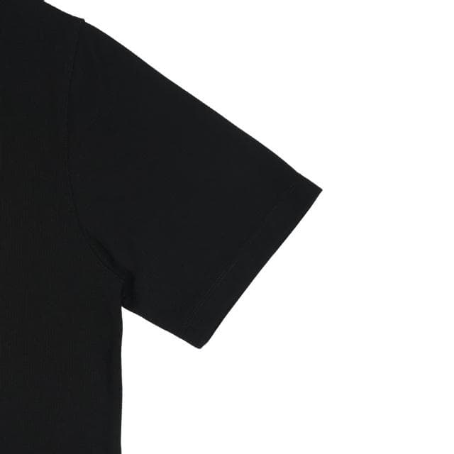 【KANGOL】母親節禮物 短T 黑色 華夫格 假兩件 短袖 袋鼠 中性(6525101820)