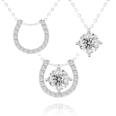 【AURORA 歐羅拉】GIA 50分DVVS2八心八箭天然真鑽 PT950 鉑金台 鑽墜  迷漾(一墜三戴)