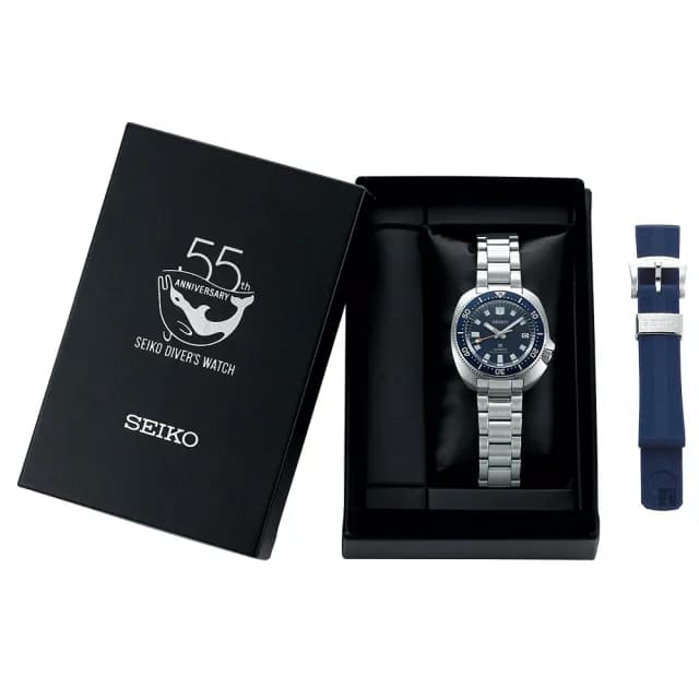 【SEIKO 精工】55週年限量 Prospex 200米潛水機械錶 畢業禮物 年中慶(SPB183J1/6R35-01G0B)