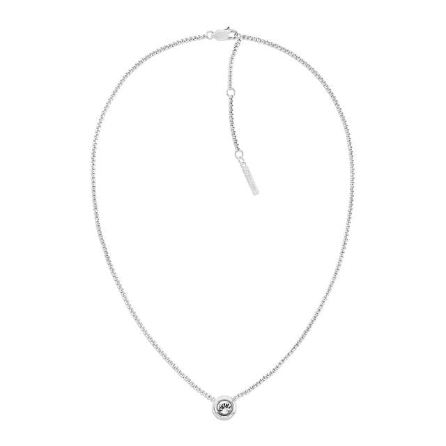【Calvin Klein 凱文克萊】CK 簡約優雅晶鑽項鍊 母親節 送禮 禮物(35000769)