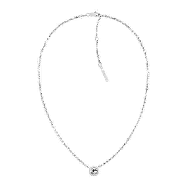 【Calvin Klein 凱文克萊】CK 簡約優雅晶鑽項鍊 禮物 送禮(35000769)