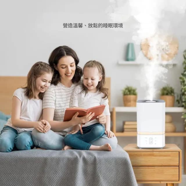 【Felsted 菲仕德】家用大霧量超聲波加濕器6升(補水加濕 靜音噴霧機 靜音加濕機 熏香機 補水空氣凈化器)