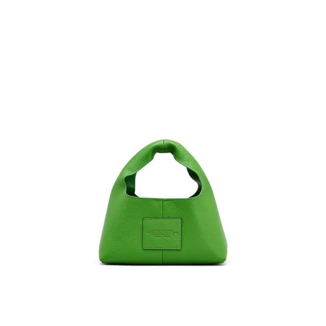 【MARC JACOBS】官方直營 The Sack 迷你綠皮革手袋