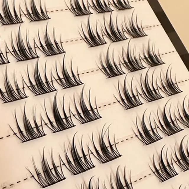 【SAMPA】漫畫純欲睫毛 獨立假睫毛 自然舒適嫁接假睫毛 眼妝造型 大眼神器(多款可選 父親節禮物)