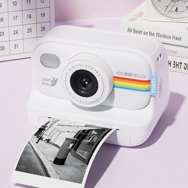 【esoon】esoonkids Pro 潮玩 拍立得兒童相機+32G記憶卡(生日禮物/文青手帳/打印機/新年)