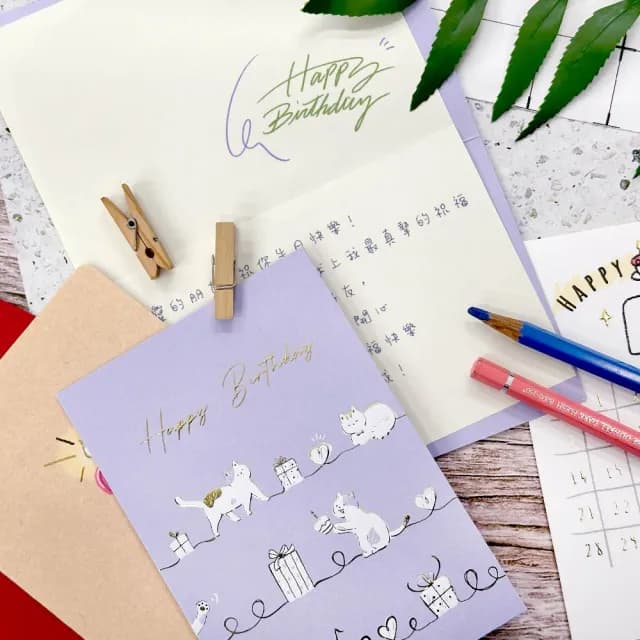 【SEASON 四季紙品禮品】生日卡25K(祝福 慶生 BK2515-33~40)