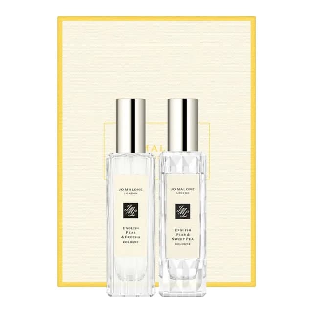 【Jo Malone】香水禮盒兩入組30mlx2(英國梨與甜豌豆&英國梨與小蒼蘭.國際航空版)