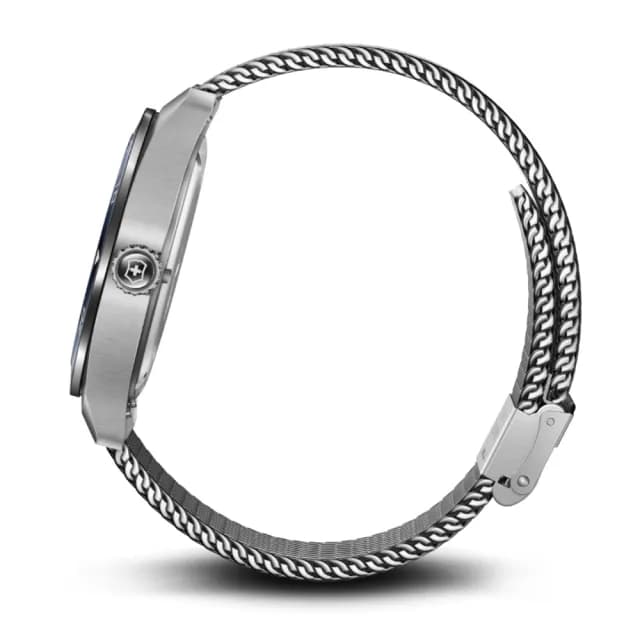 【VICTORINOX 瑞士維氏】Swiss Army 啞光 浮雕數字 石英錶 男錶 送禮 禮物推薦(VISA-242042)