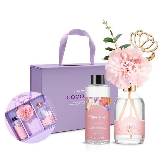 【COCODOR】限量!售完不補【cocodor】康乃馨擴香禮盒(2款任選/300+200ml原廠直營/韓國擴香)