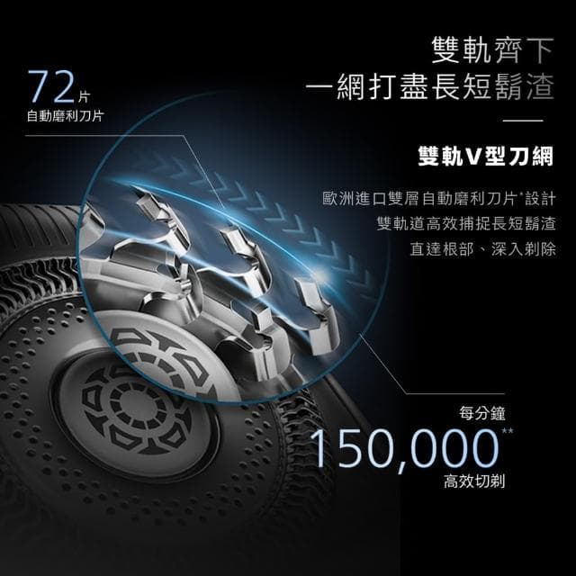 【Philips 飛利浦】9000系列電鬍刀  S9696/30