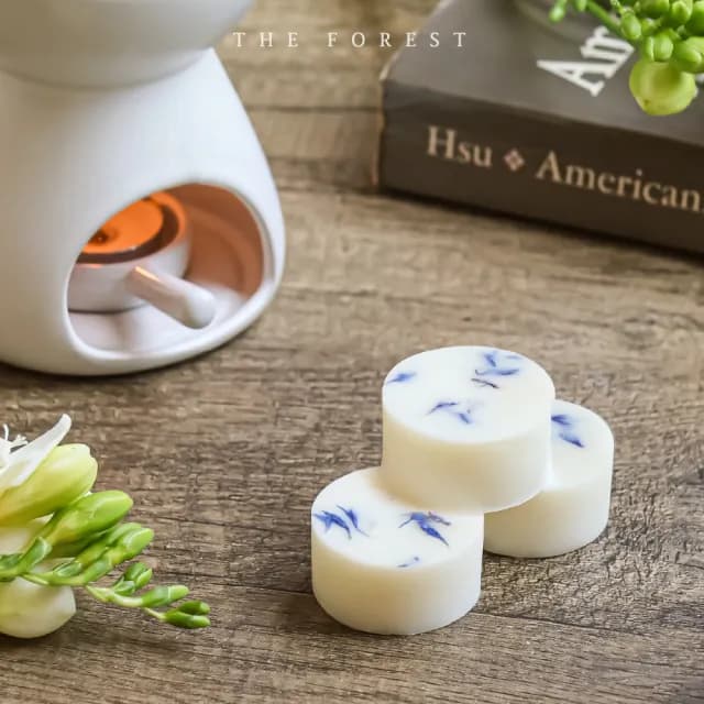 【The Forest 癒森林】初戀氣息香氛蠟塊4入組23g*4 小蒼蘭+茉莉+紫羅蘭(香氛蠟燭/香氛/香氛蠟塊/融蠟燭燈)