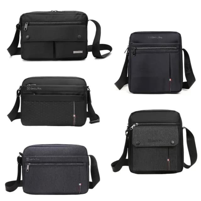 【Valentino Rudy 范倫鐵諾.路迪】熱賣多隔層機能收納休閒直/橫式斜背/側背包(七夕情人節禮物 送禮 男包)