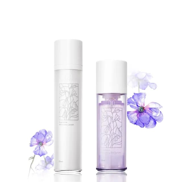 【Starnic 星采保養品】花研敏感肌修復組(微滴精露&智能潤澤乳液)