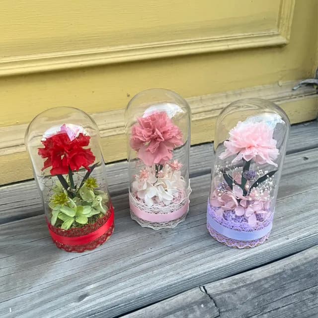 【OSTARA FLORIST 奧斯塔拉花藝】珍馨綻放(永生花、康乃馨、花禮、祝賀、母親節、女性長輩送禮)
