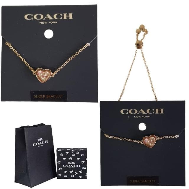 【COACH】COACH聯合款式手鍊手環多款可選(花瓣/迴紋針/鎖頭/字母/鑲鑽/贈原廠紙袋紙盒/送禮)