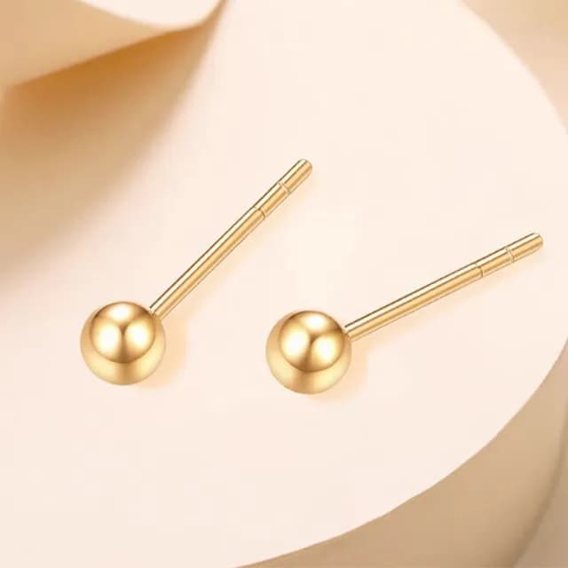【KT DADA】飾品 耳飾 簡約 小耳環 防過敏耳環 時尚 耳環 女生耳環 純銀耳環 925銀針 925