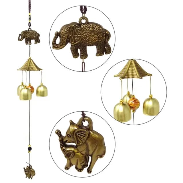【吉象如意】開運吉祥風水銅鈴(鎮宅旺財 招財 化煞 避邪 保平安 風水鈴 風鈴 鈴鐺 擺飾 居家 喬遷 禮物)