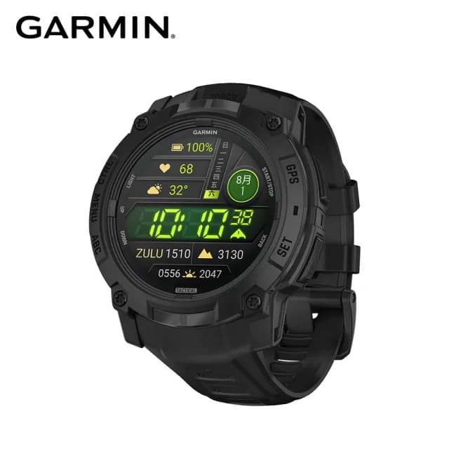 【GARMIN】INSTINCT 3 AMOLED 本我系列GPS腕錶 50mm - 軍事戰術版