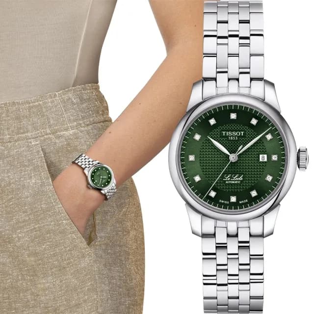 【TISSOT 天梭 官方授權】Le Locle 力洛克機械對錶 情侶手錶 禮物 推薦(T0064071109300+T0062071109600)