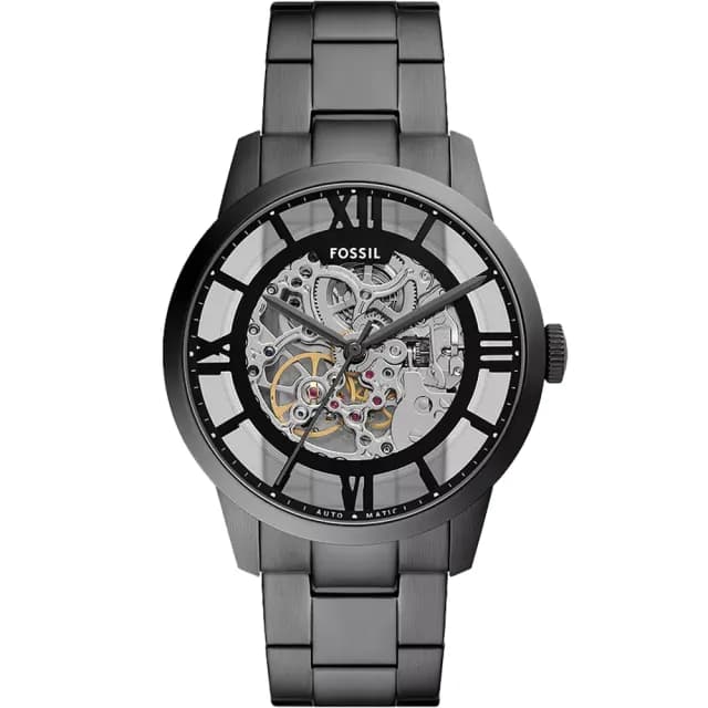 【FOSSIL】Townsman 爵士鏤空機械錶 男錶 手錶-44mm 禮物 送禮 推薦(ME3268)