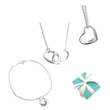 【Tiffany&Co. 蒂芙尼】母親節促銷價差七千元-925純銀項鍊展示品(3款任選)