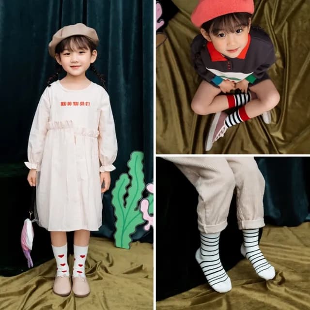 【橘魔法】個性兒童中筒襪(棉襪 短襪 襪子 童襪 中筒襪 中性款 女童 男童 兒童 童裝)