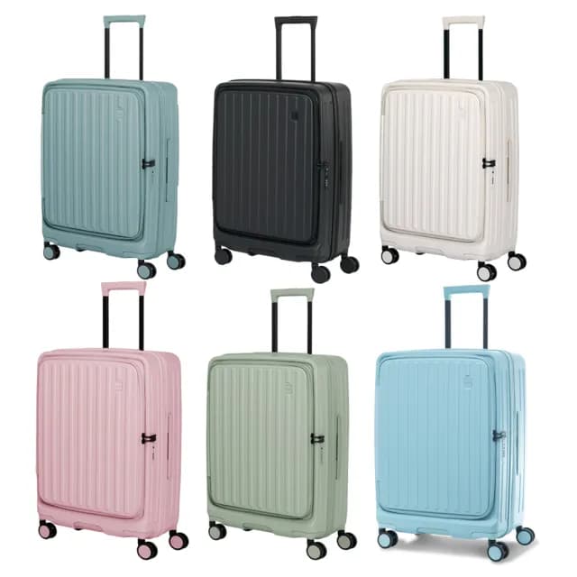 【Acer Fashion】2件組★25+28吋 巴塞隆納前開式行李箱(多色任選)