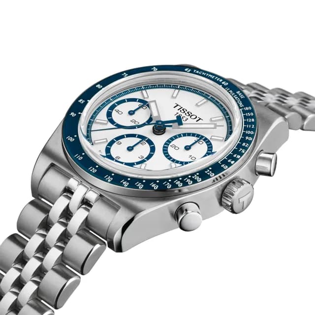 【TISSOT 天梭】PRS516 CHRONOGRAPH 計時機械腕錶 畢業禮物 送禮 推薦(T1494621101100)
