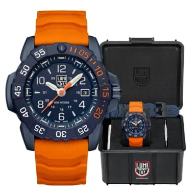 【LUMINOX 雷明時】海豹部隊基金會聯名紀念錶 Back To The Blue(3253CBNSF-SET)