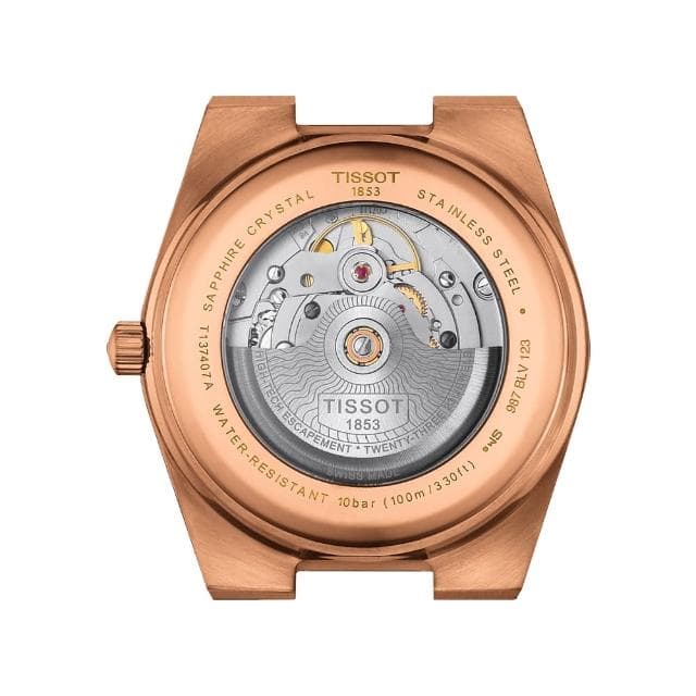 【TISSOT 天梭】PRX系列 復刻機械腕錶 母親節 禮物 推薦(T1374073304100)
