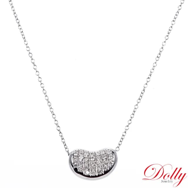 【DOLLY】0.50克拉 天然鑽石 F/VS2 14K金鑽石項鍊(母親節 長輩送禮 交換禮物首選)