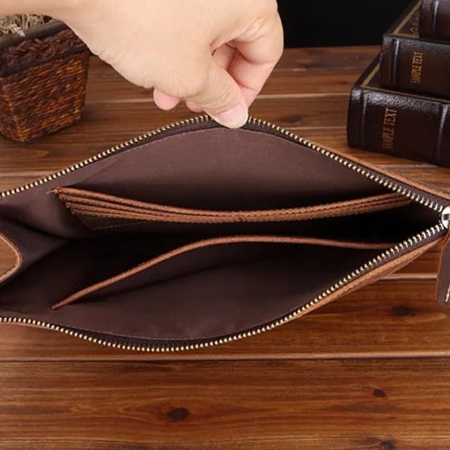 【LEEHER】情人節禮物 平板包/大錢包/商務手拿包/真皮包包/男生包包/牛皮手拿包/檔案包/商務手拎包/包包/手