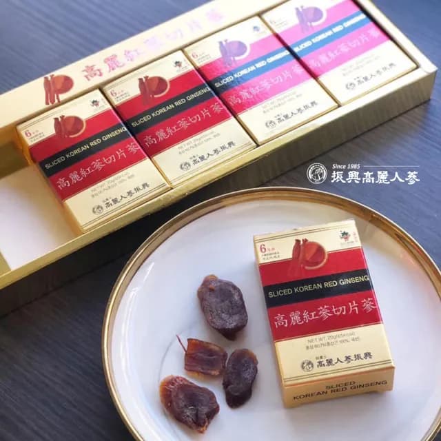 【振興高麗人蔘】蜂蜜高麗紅蔘切片蔘-6年根 100g*5入組(送禮首選 長輩熱愛款)