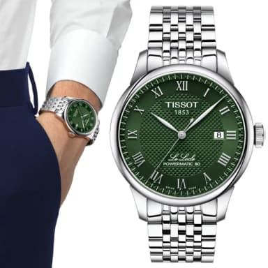 【TISSOT 天梭】LE LOCLE 力洛克系列 羅馬字 機械腕錶 畢業禮物 送禮 推薦(T0064071109300)