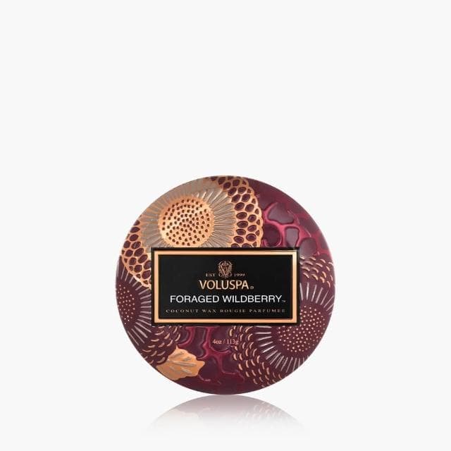 【VOLUSPA】日式庭園系列 葚野莓 迷你錫盒 4oz/113g(FORAGED WILDBERRY)