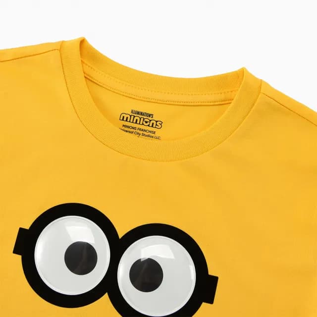 【GIORDANO 佐丹奴】童裝小小兵聯名印花上衣 minions系列(52 水仙花黃)