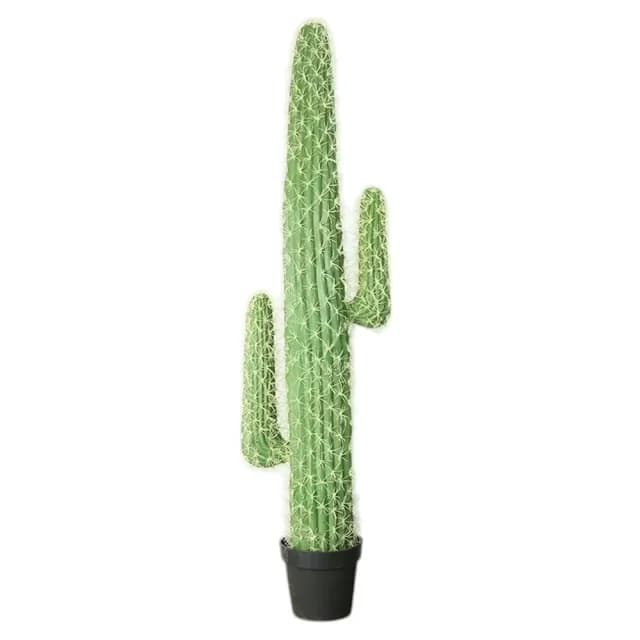 【POKO】仿真景觀仙人掌 單入 高仿真140公分大型盆栽(1:1景觀室內外裝飾 人工植物 家居 園藝 裝飾造景)