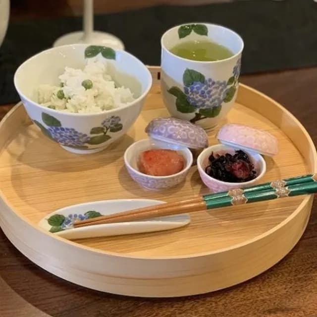 【TACHIKICHI 橘吉】繡球花茶碗・湯吞組(母親節禮物)