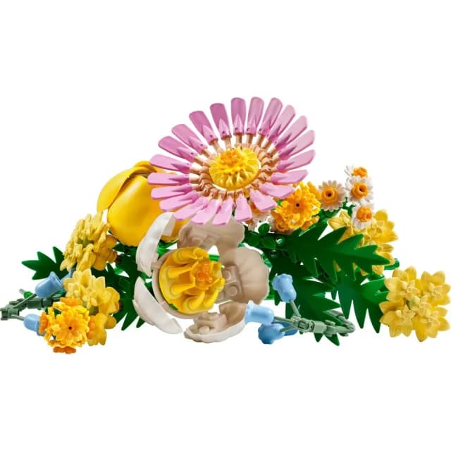 【LEGO 樂高】Botanicals 10313 野花花束 & 10347 燦爛小花束 2入組(居家擺飾 禮物 花藝 手工藝 母親節禮物