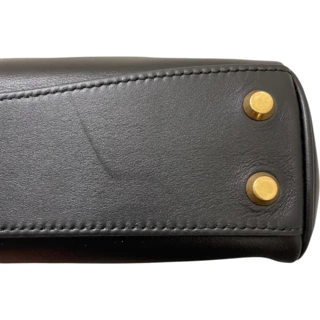 【Balenciaga 巴黎世家】福利品 Rodeo 小牛皮 斜背包 肩背包 金扣 黑色 8217872AA4V1000
