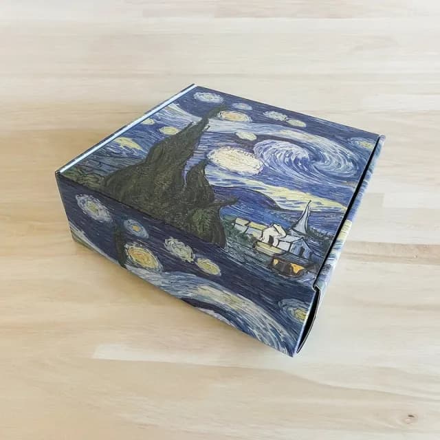 【Royal Duke】梵谷油畫-骨瓷餐具4入禮盒組☆(入厝禮 禮贈品 交換禮物 骨瓷 瓷器 餐具)