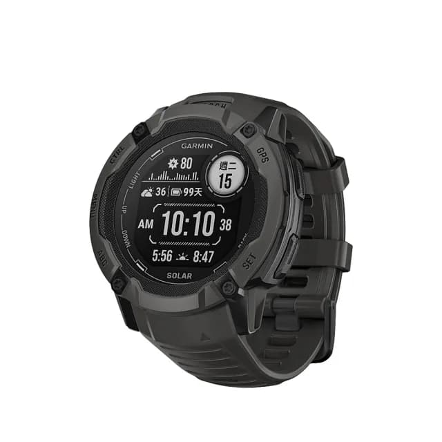 【GARMIN】INSTINCT 2X Solar 本我系列 太陽能GPS腕錶 石墨黑