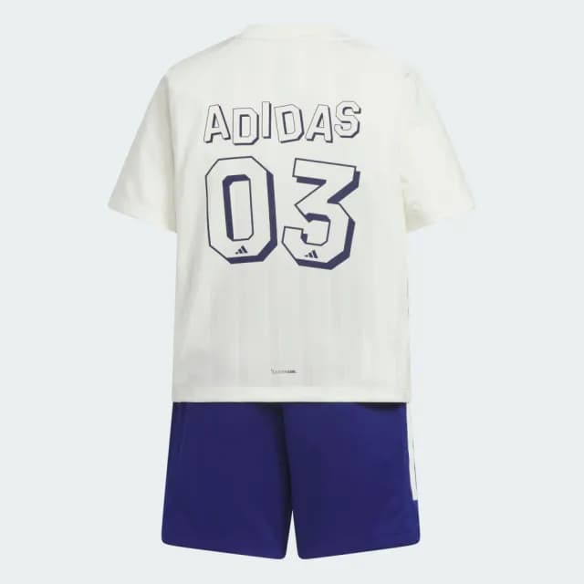 【adidas 愛迪達】SPORTSWEAR 運動套裝 吸濕排汗 童裝 KA1020