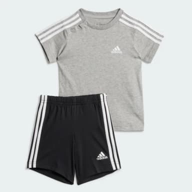 【adidas 愛迪達】ESSENTIALS 運動套裝 嬰幼童裝 IY5091