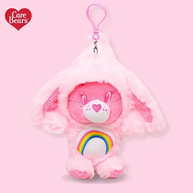 【Care Bears】美國彩虹熊愛心熊長耳兔系列正版授權毛絨玩偶吊飾(女兒女友生日交換聖誕禮物)