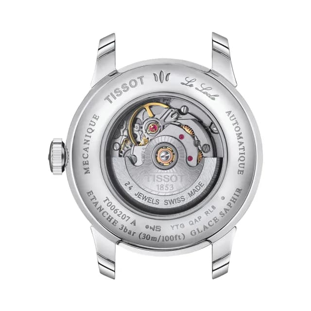 【TISSOT 天梭 官方授權】LE LOCLE 力洛克系列 真鑽機械腕錶 七夕 情人節 送禮 推薦(T0062071109600)